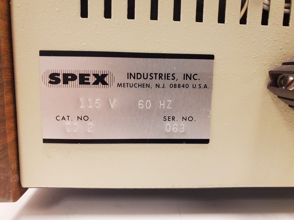 Spex 500M Spectrometer w CD2 & CD2B Compudrive drive units, OP manual