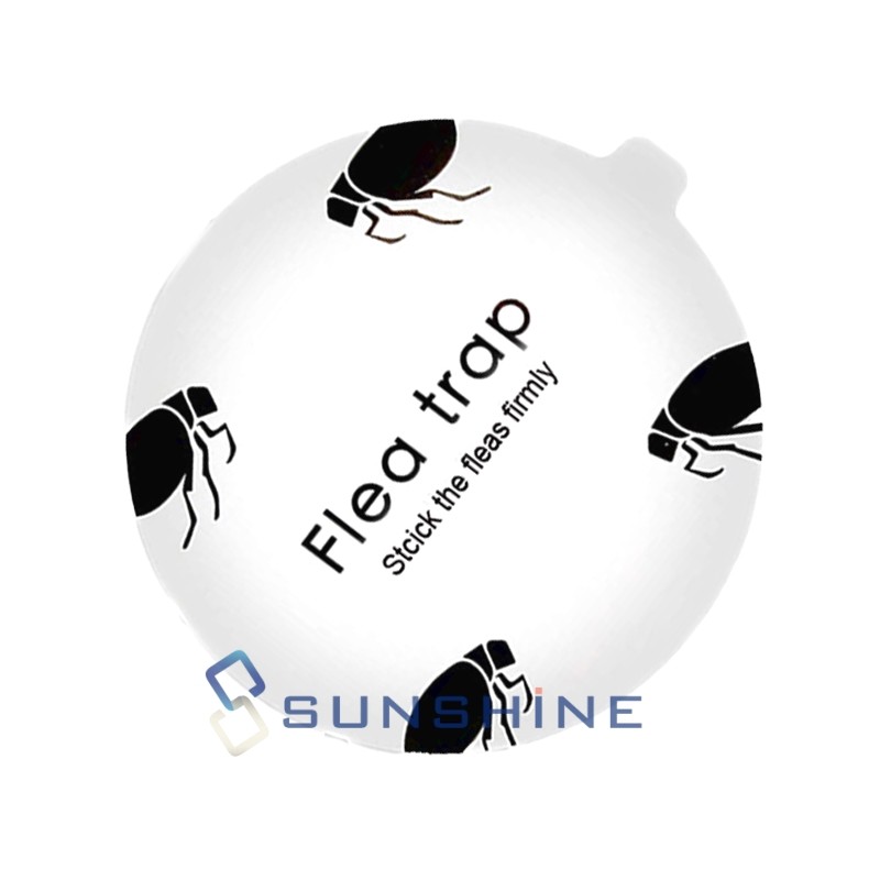5 Flea Trap Refill Sticky Discs Replacement Glue Bug Fly Insects Catcher Boards