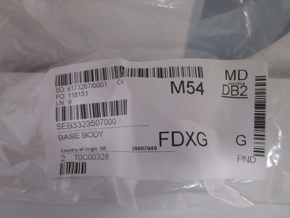 NEW Schaerer 3323507000 BASE BODY