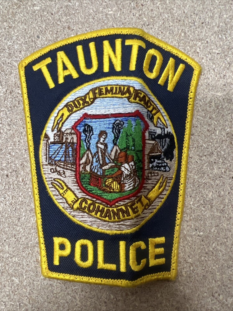 Taunton MA Police Shoulder Patch Massachusetts #2