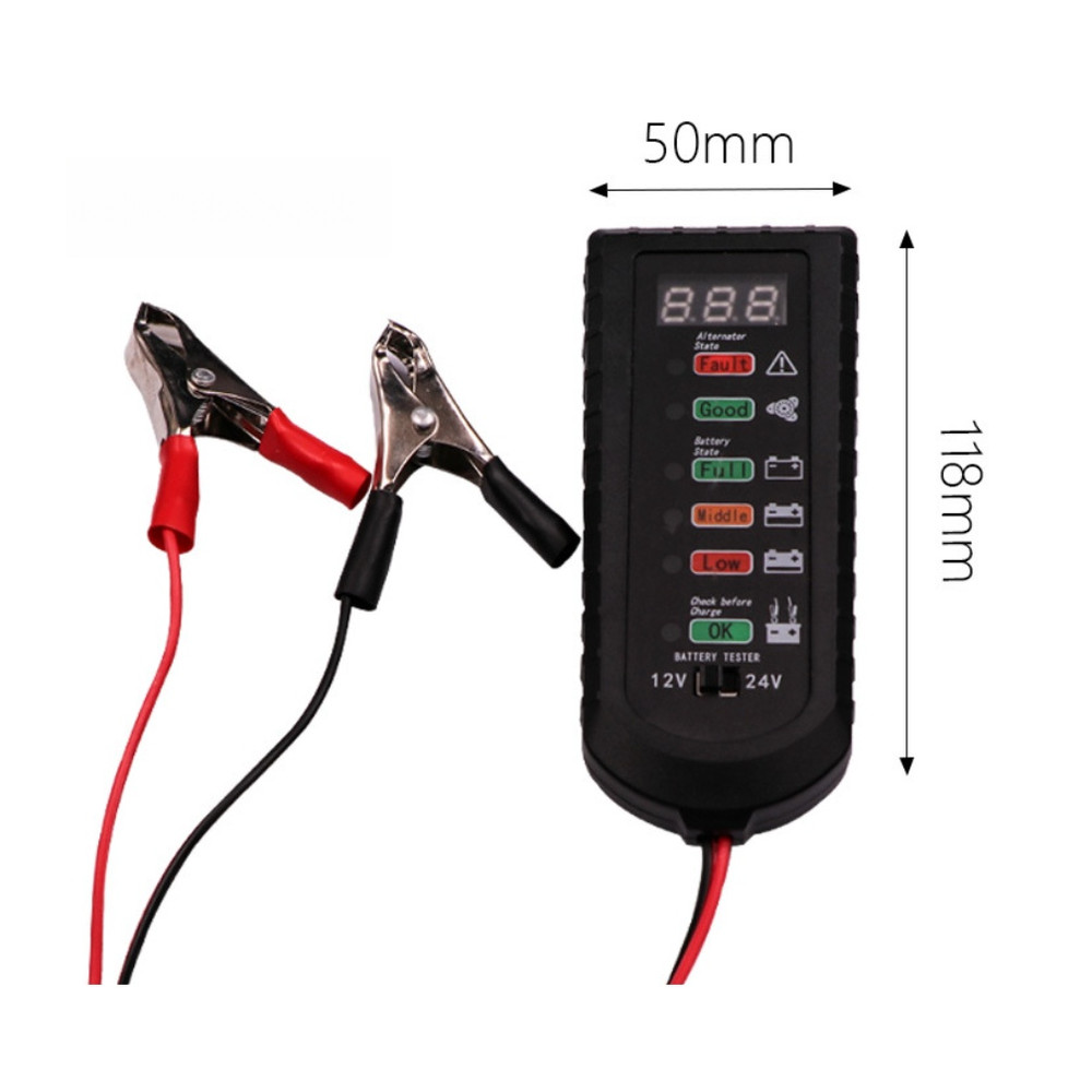 Alternator Tester Ergonomic Design Excellent Conductivity Intuitive Display