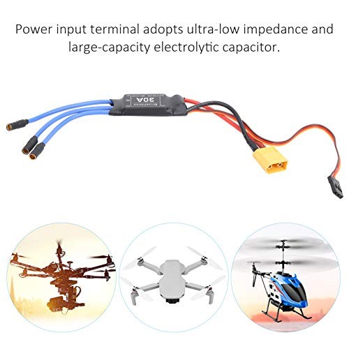 30A Electric Brushless Motor Controller, ESC Speed Controller RC Brushless