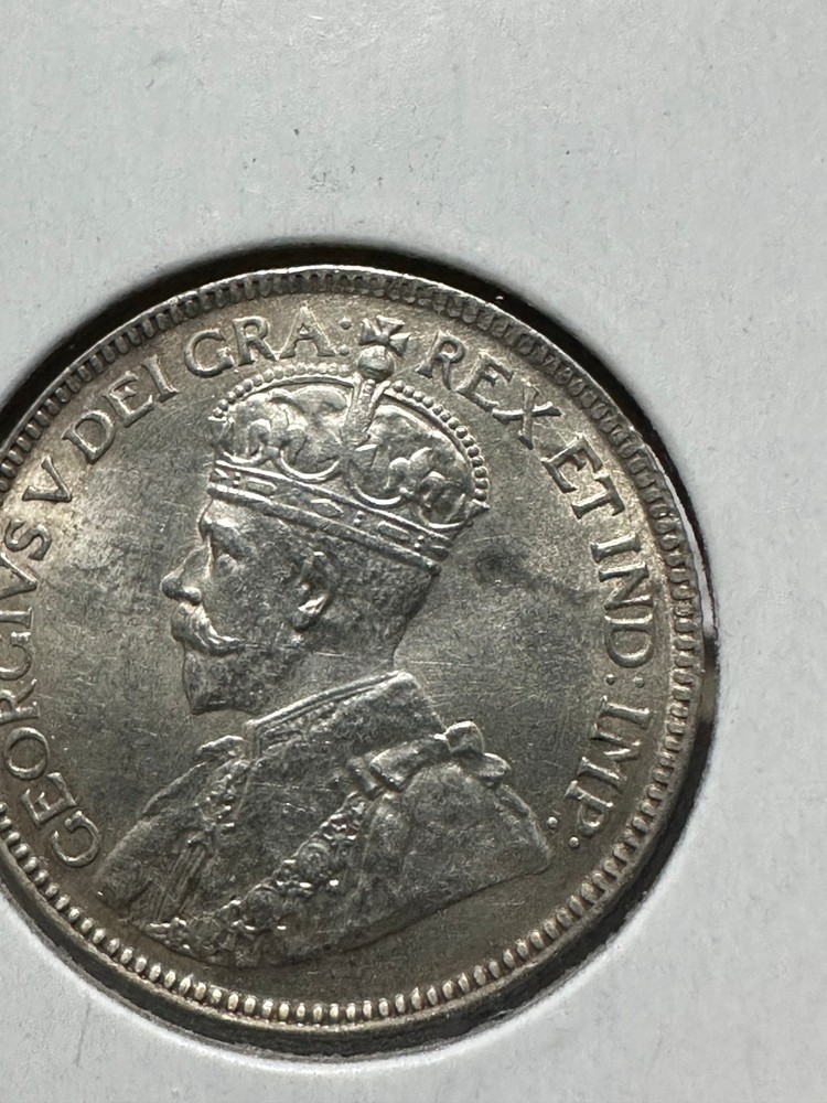 1919 Canada Twenty Five Cents Mid--Upper AU