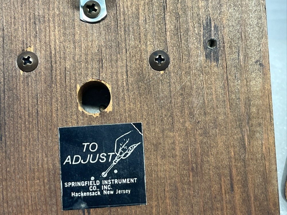 Vintage Springfield Barometer And Humidity Meter