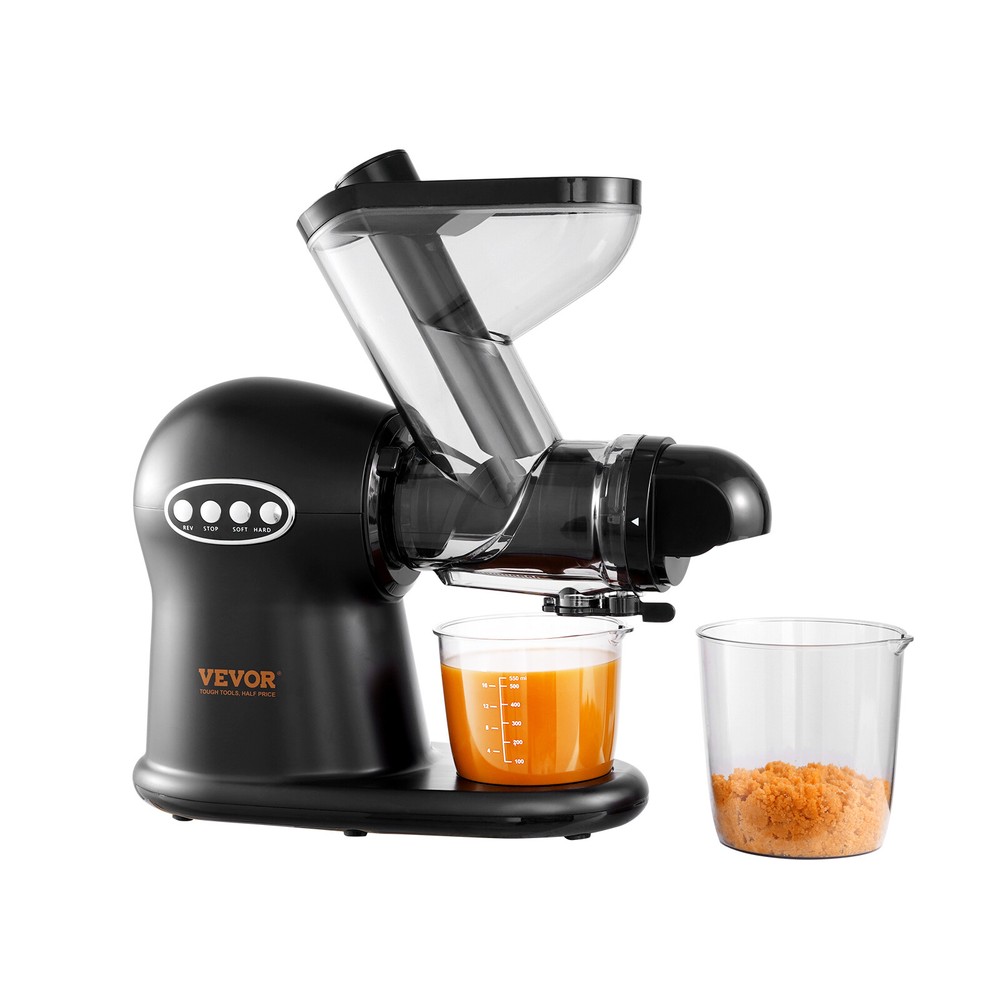 VEVOR Masticating Slow Juicer Electric Cold Press Squeezer Juice Extractor 200W