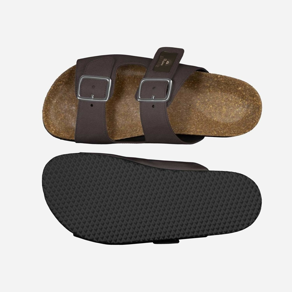 VISIONS BROWN BELT SANDAL MALE