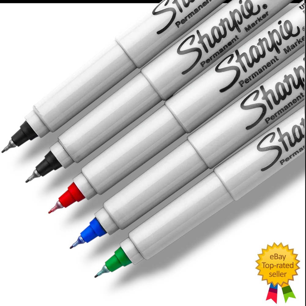 Sharpie 37675PP Permanent Markers Ultra Fine Point Assorted Colors - 70 Count​