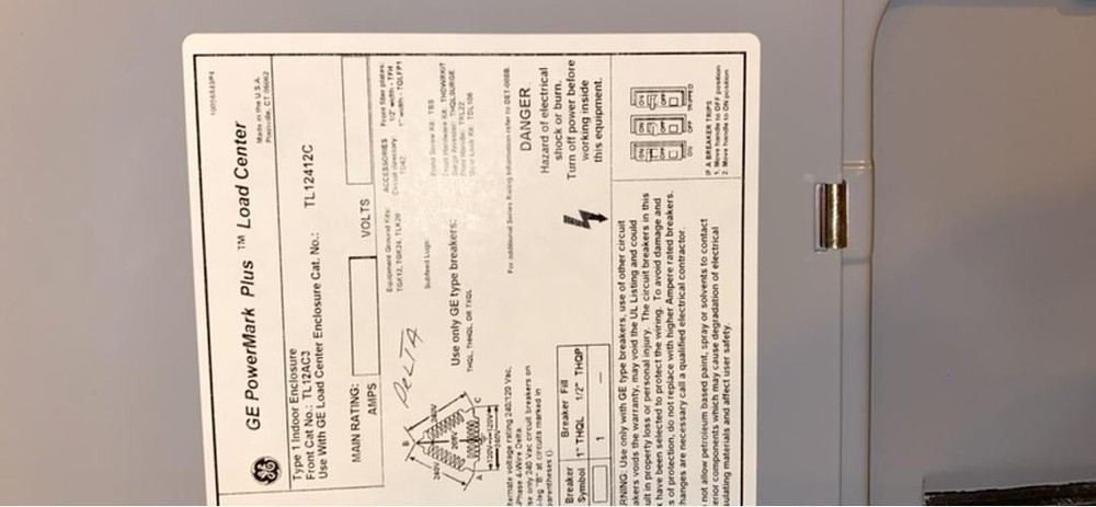 General Electric Small Panel Box(S6LLST3949)
