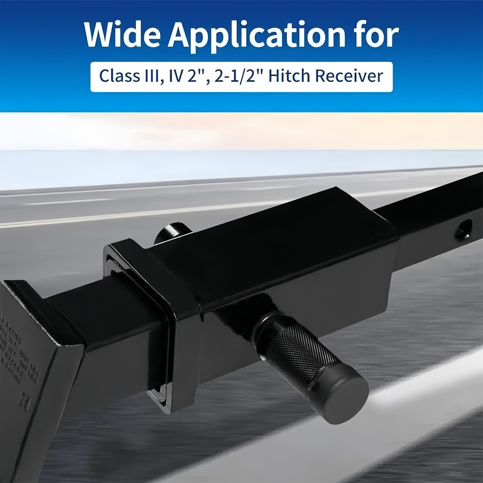 Hitch Pin Lock Trailer Hitch Lock 5/8 in 2 Keys for Truck Trailer Receiver US