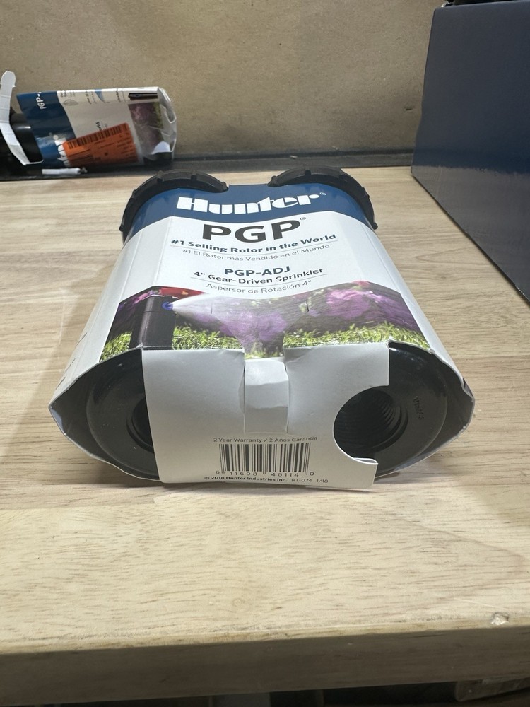Hunter PGP-ADJ 4” Gear Driven Pop-Up Sprinkler - Black (2 Pack)