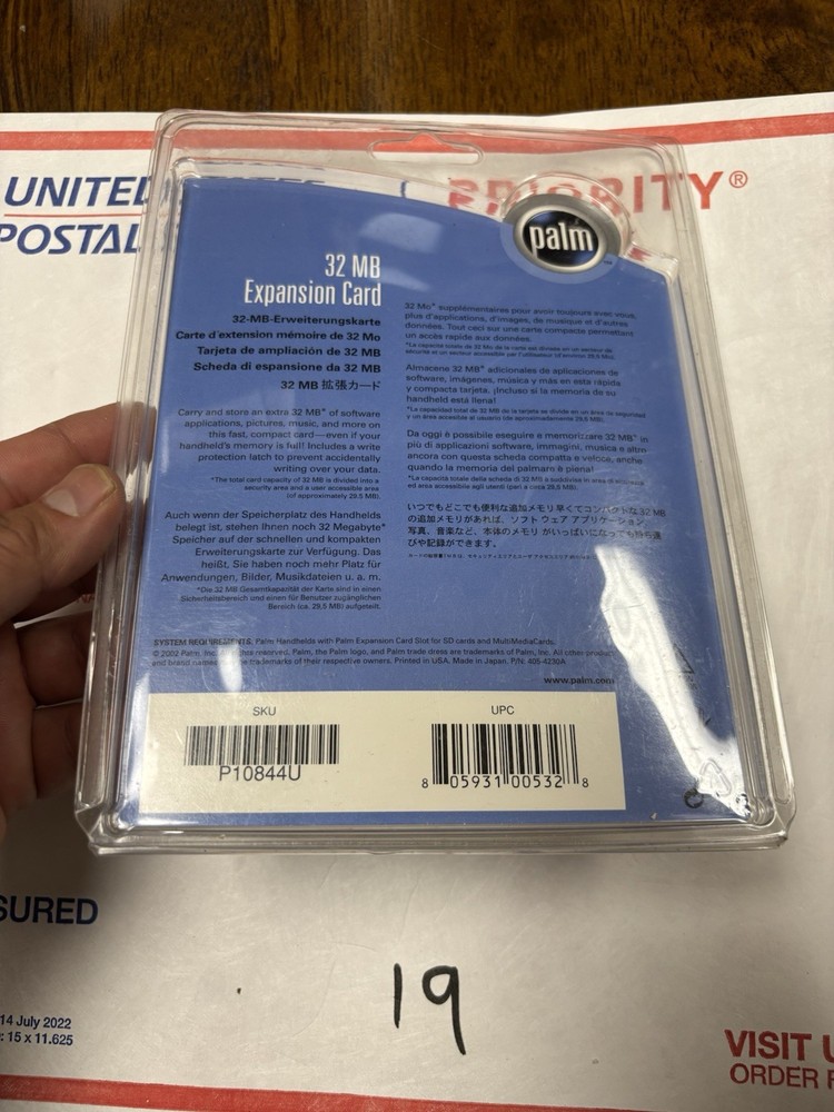 Palm 32MB SD Expansion Card - NEW ORIGINAL PACKAGING