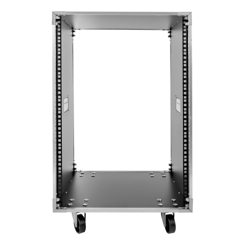 Portable Rolling Network Data Rack19In Server Rack Open Frame 16U 4Post w/Caster