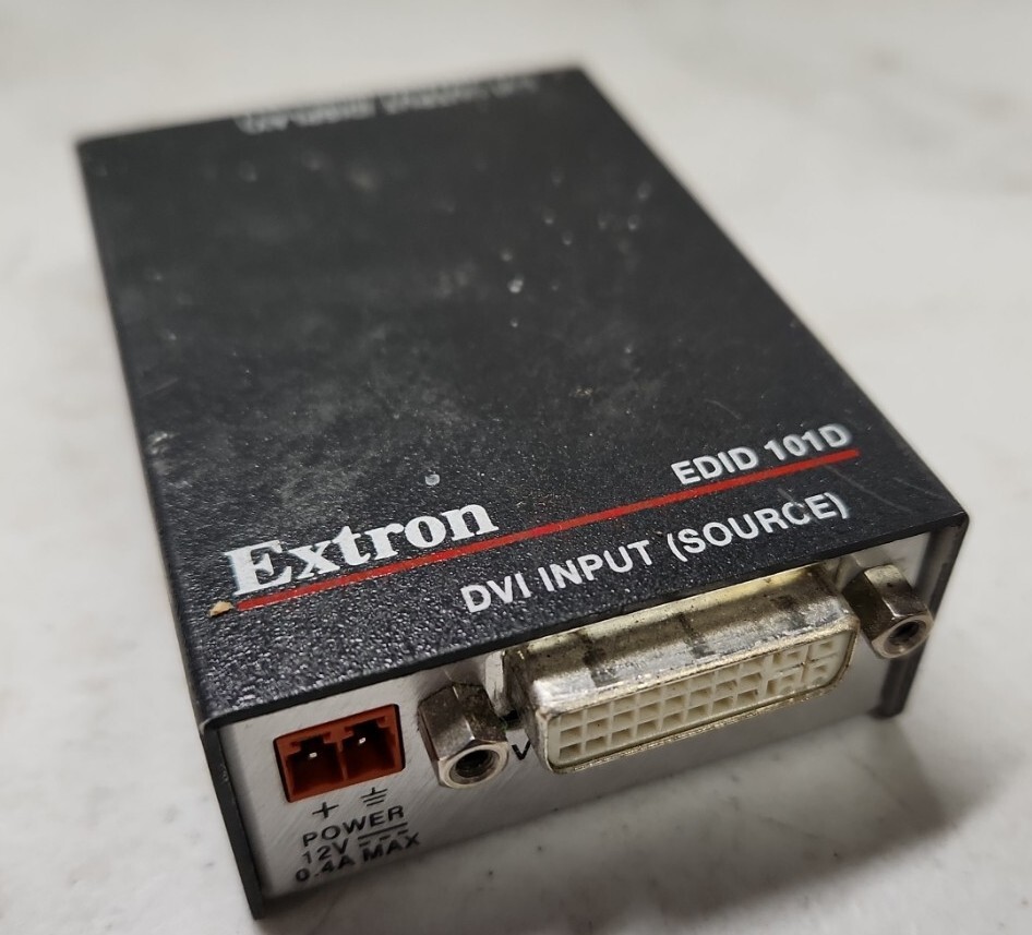 Extron EDID 101D DVI Input source Emulator