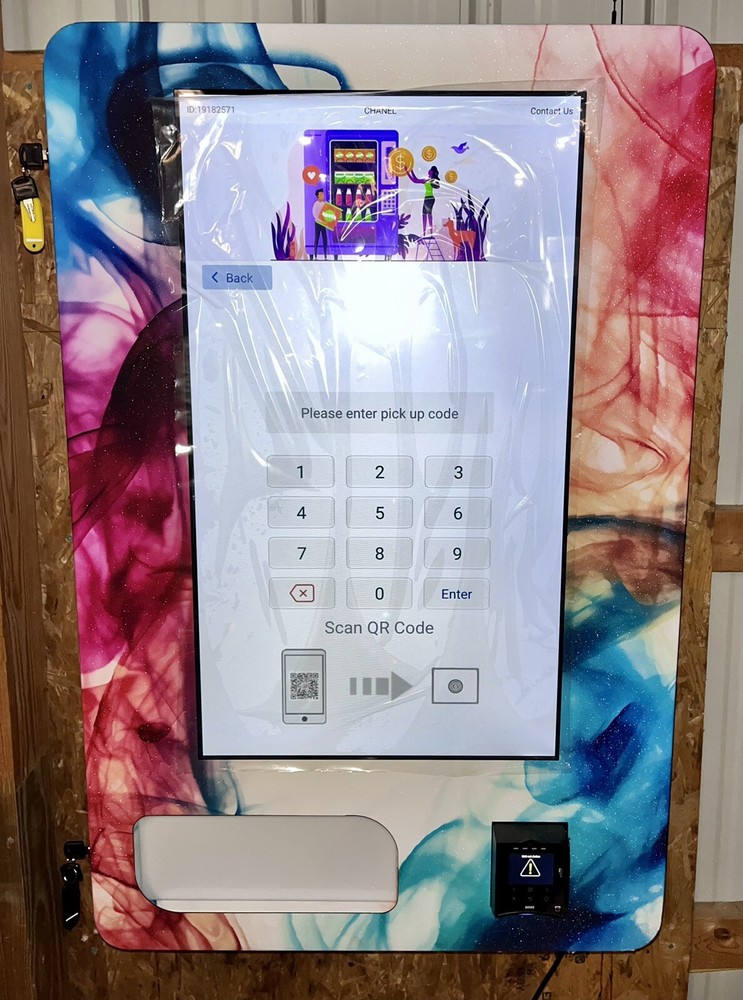 Cosmetics, Hair, Lashes, Etc Touch Screen Vending Machine