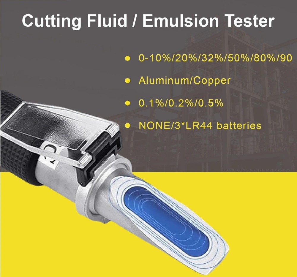 Refractometer Industrial Coolant CNC Cutting Fluid Tester Automatic ATC 0-32%