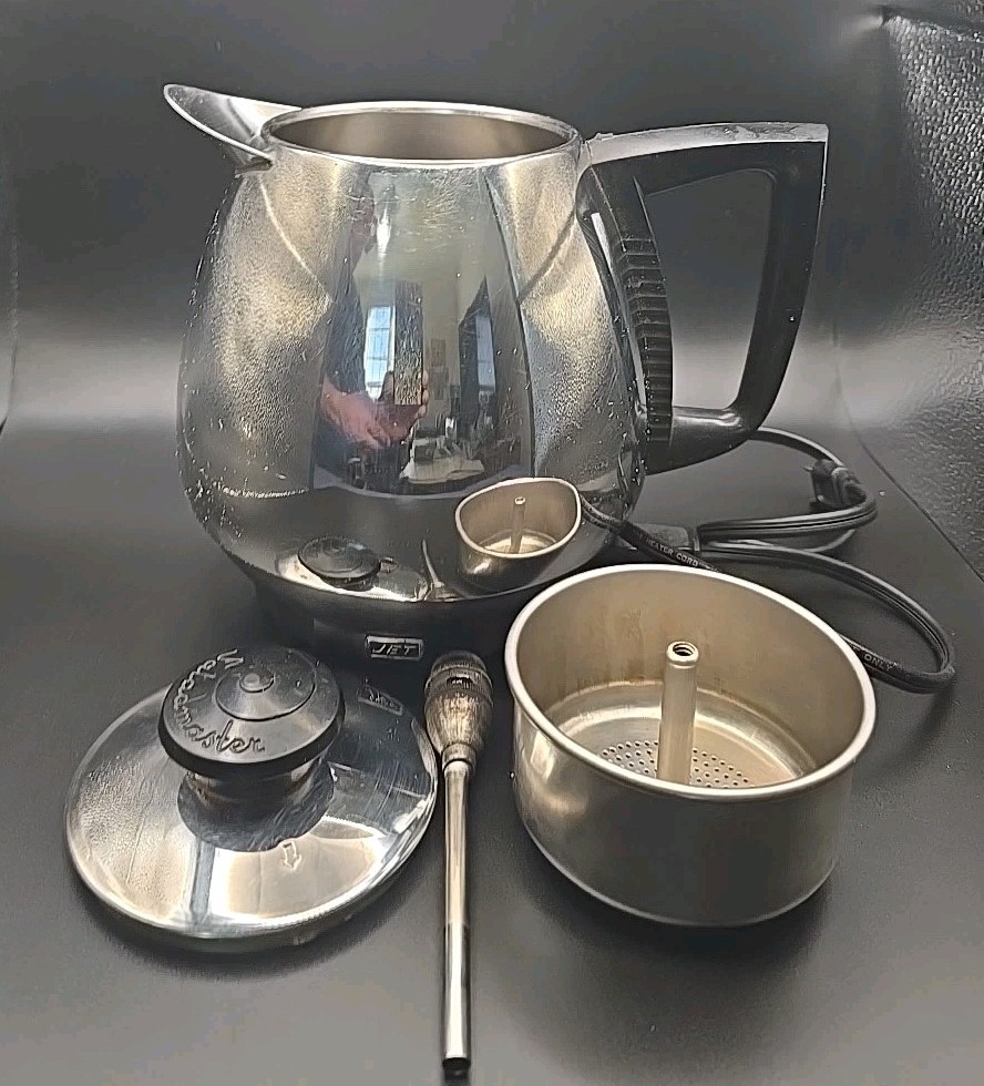 Saladmaster Jet-O-Matic Model 10 Electric Coffee Maker Working