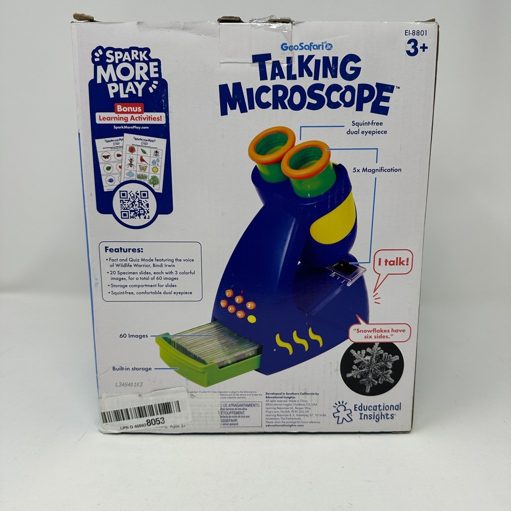 GeoSafari Jr Talking Microscope Bindi Irwin STEM Toy – Pre-Owned