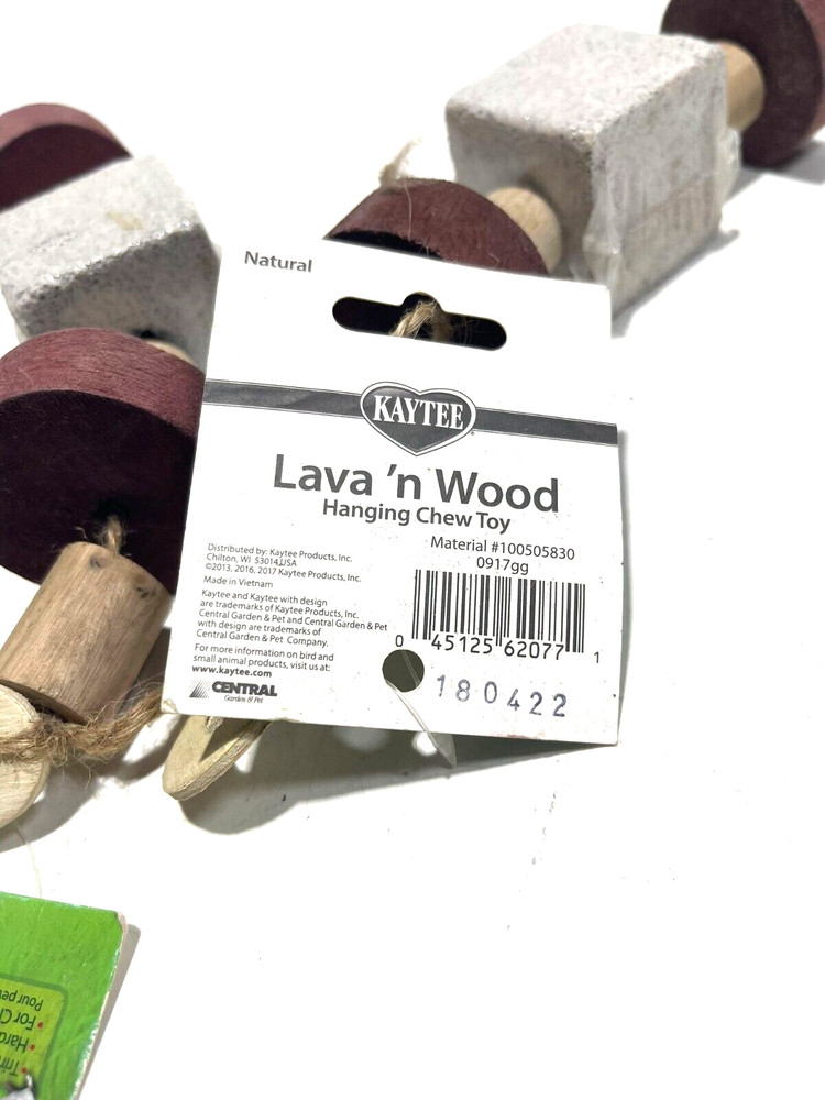 (2) PI LAVA & WOOD CHEWS