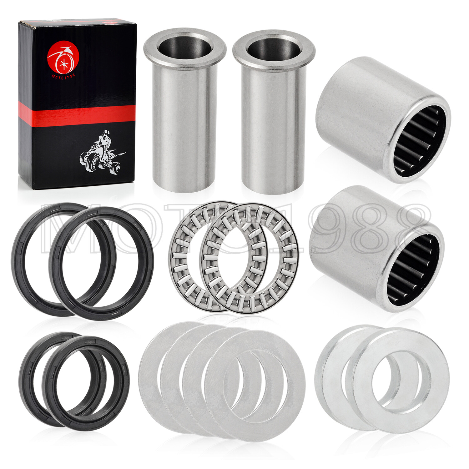 Swing Arm Bearings Seals Rebuild Kit for Suzuki RM125 RM250 96-08 RMZ250 RMZ450