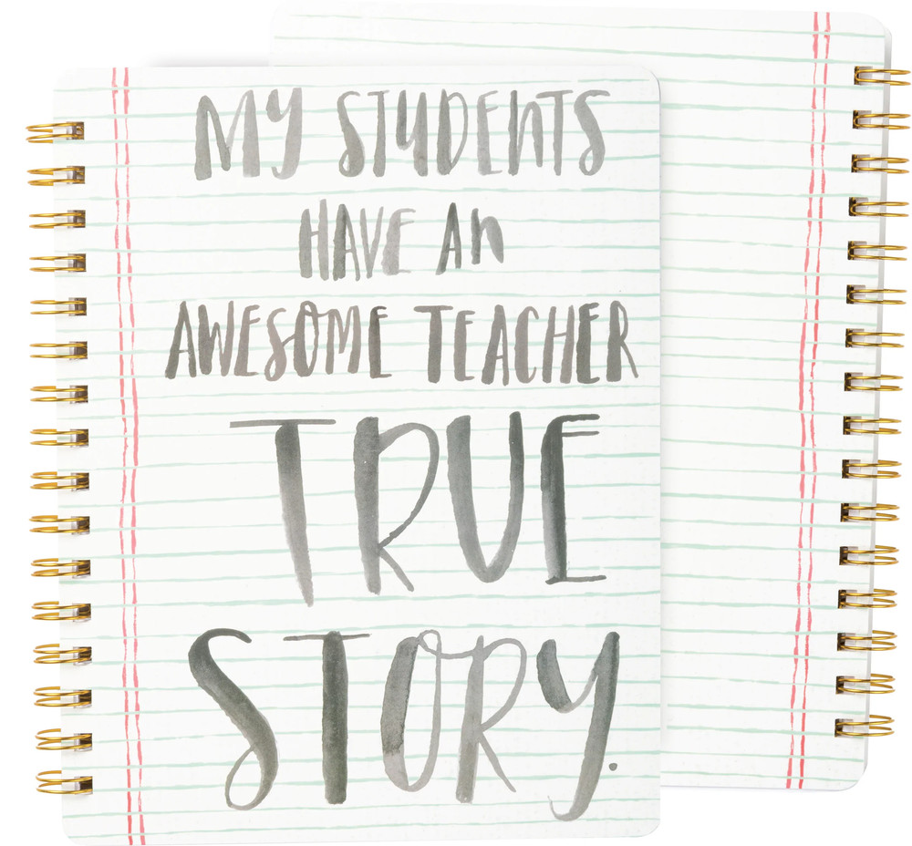 Small Spiral Notebook - Awesome Teacher True Story