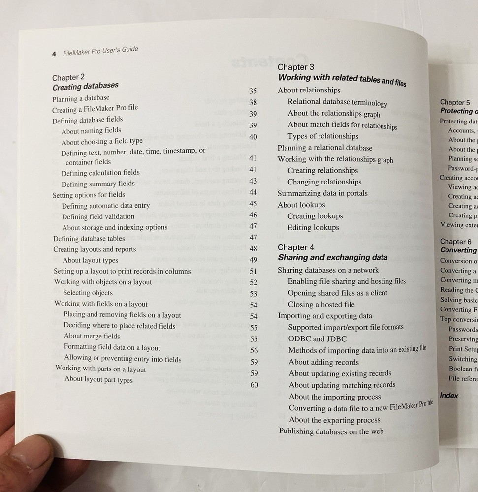 File Maker Pro 7 Getting Started Guide | Vintage User Manual Only | No Software