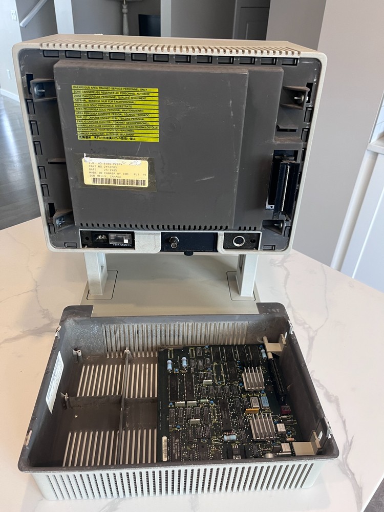 Vintage IBM 3180 Terminal – Powers On - Display Issues