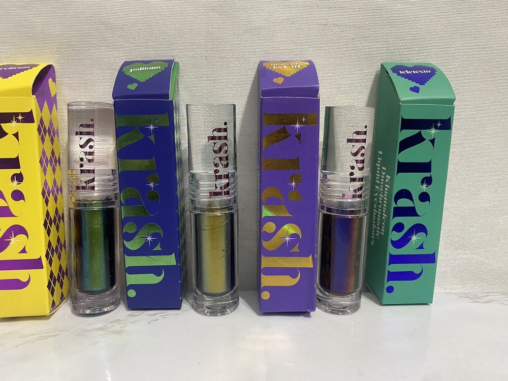 Lot Of 4-Krash Chrome Liquid Eyeshadows