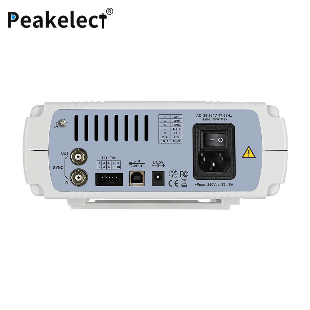 Peakelect JDS8000 Function Arbitrary Waveform Generator Dual Channel 60Mhz 80Mhz