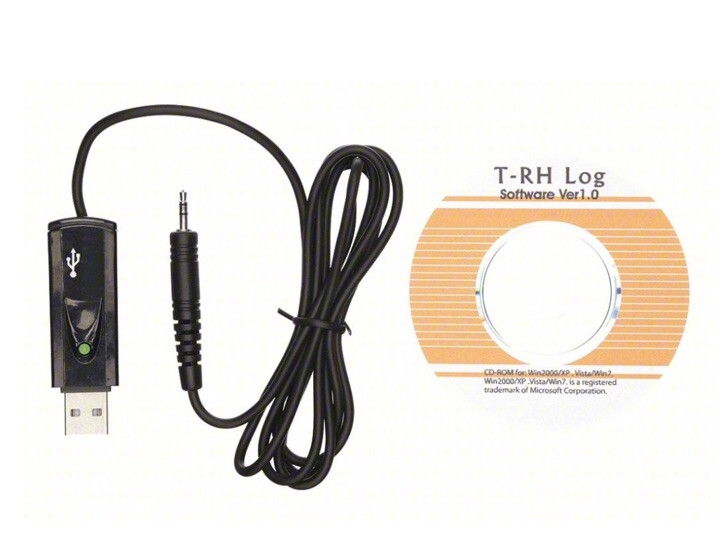 Data logger 13G719 USB Cable and Windows Software for Models: 13G713 thru 13G717