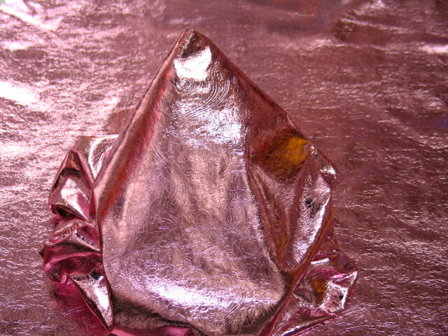 Leather Hides Metallic Imprint Pink