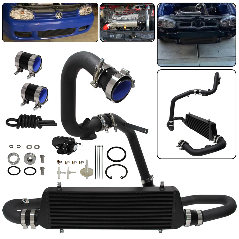 Intercooler Pipe Kit W/ Sensor Flange +BOV For VW Jetta Golf GTI MK4 1.8T 98-05