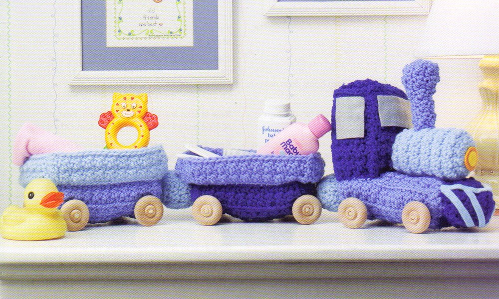 CUTE Nursery Choo-Choo Train/Crochet Pattern INSTRUCTIONS ONLY