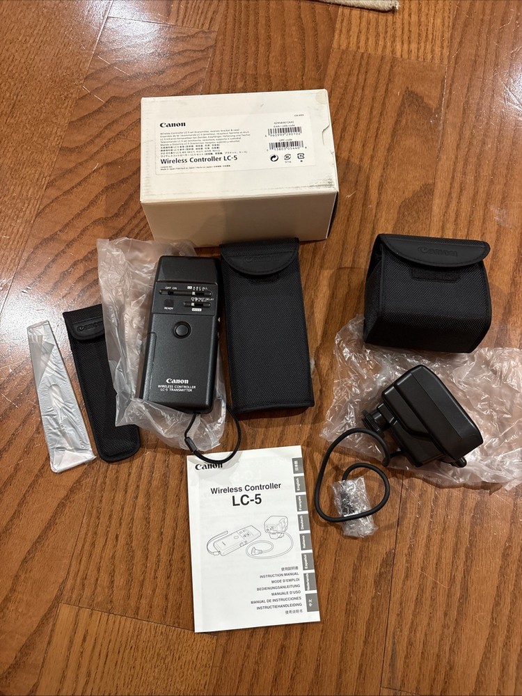 Canon Wireless Controller LC-5 (Transmitter, Receiver, Bracket, Case) New