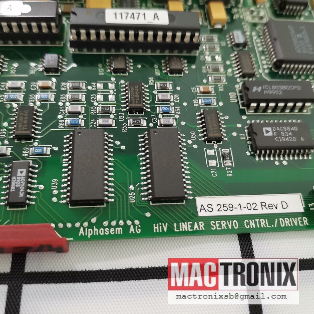 Alphasem AS258-0-02 / AS259-1-02 Board For E8002