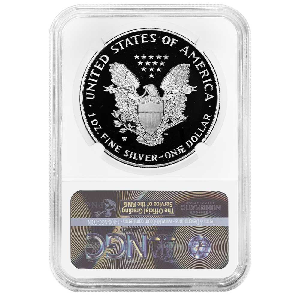 2014-W Proof $1 American Silver Eagle NGC PF69UC Brown Label