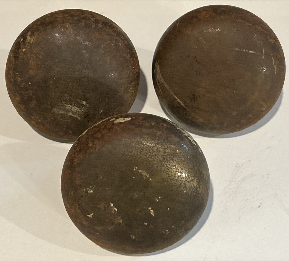 Pair Antique Brown Marble Swirl Porcelain Door Knobs + 7 Bonus Knobs **READ
