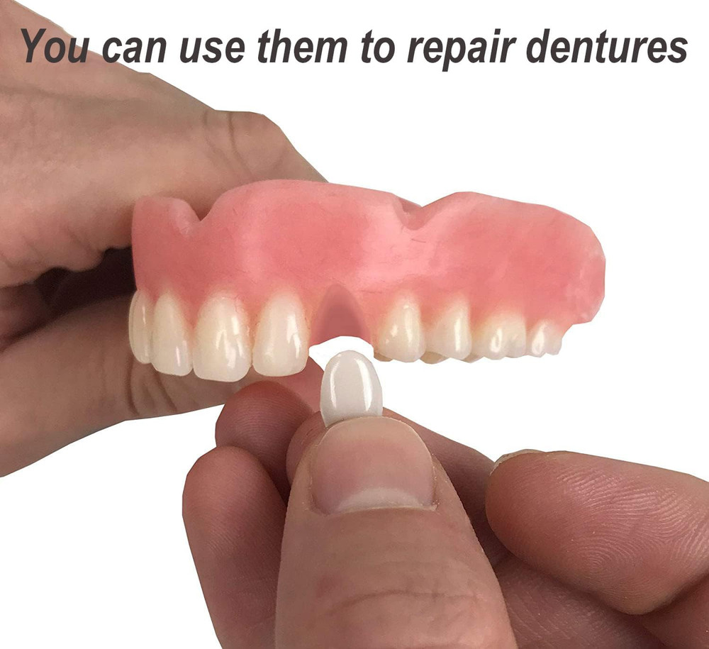 Fake Teeth-Gum Material for Making Temporary Partial or Full Denture,Tooth Fixin