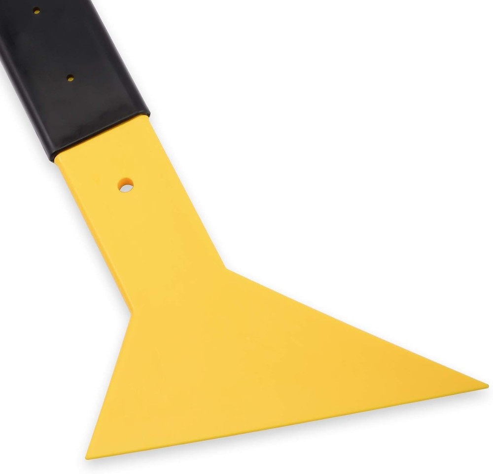 Window Tint Squeegee Long Handle Scraper Tool Triangle Slim Foot Tinting Squeege