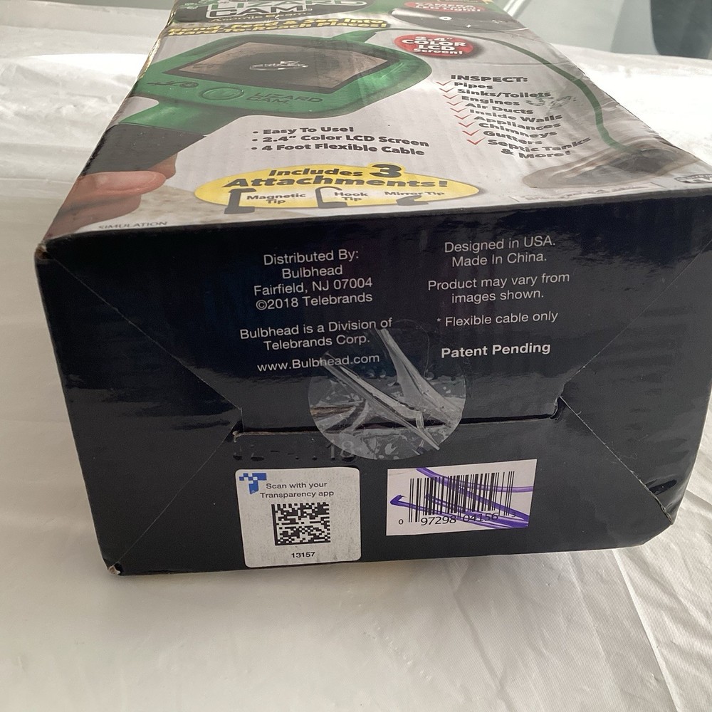 Lizard Cam Hand-Held Wireless Borescope Inspection Camera