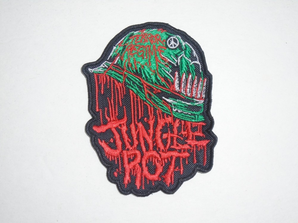 JUNGLE ROT TERROR REGIME EMBROIDERED PATCH