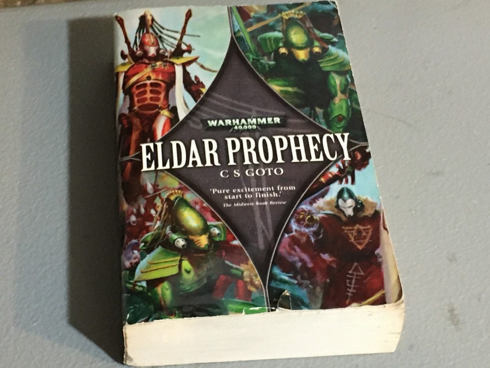 BOOK WARHAMMER ELDAR PROPHECY C.S. GOTO PAPERBACK USED