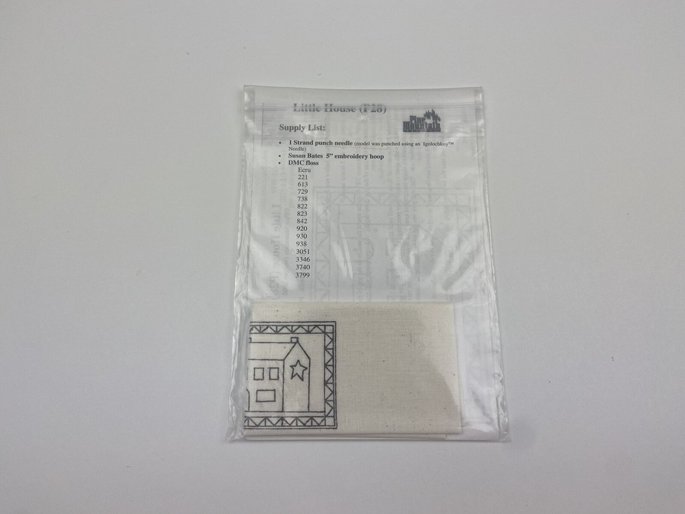Pine Mountain Designs Little House Punch Needle Pattern With Fabric