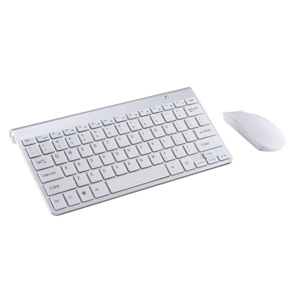 Mini Wireless Keyboard Mouse Set Ultrathin Waterproof For Mac Apple PC Computer