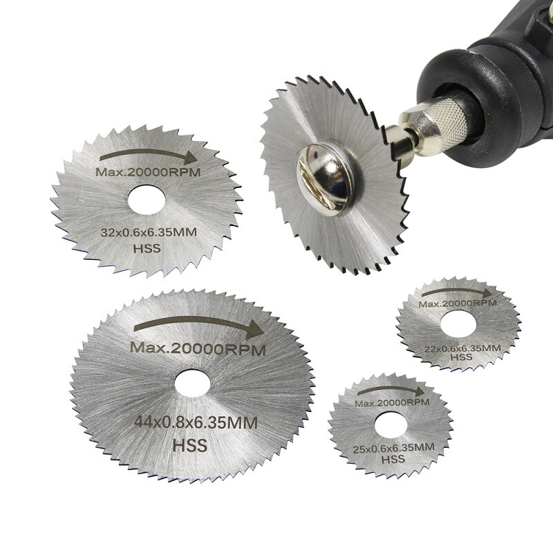 Circular Saw Disc Set for Dremel Accessory, Mini Rotary Tool Cutting Blade