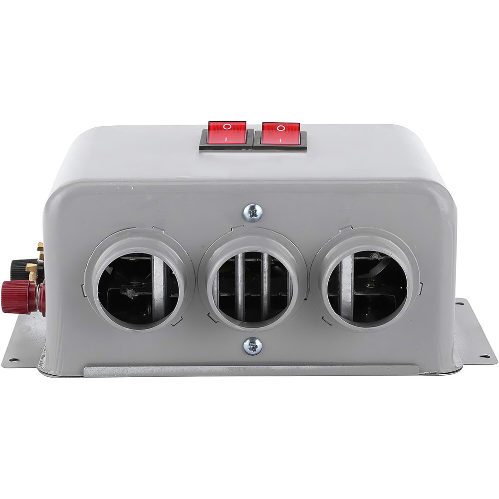 800W Electric Car Heater 3 Hole 12V DC Heating Fan Defogger Defroster Demister