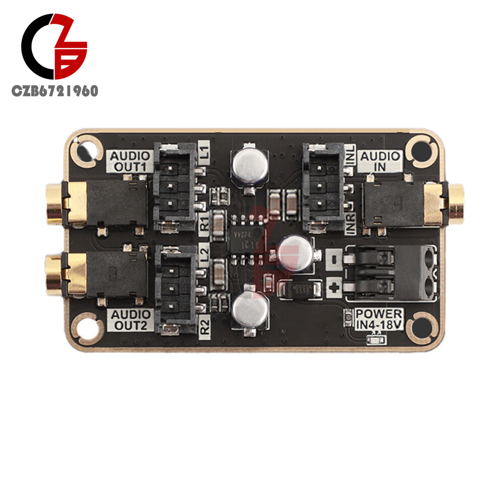 Audio Isolation Noise Reduction Module DSP Common Ground Amplifier Board DC4-18V