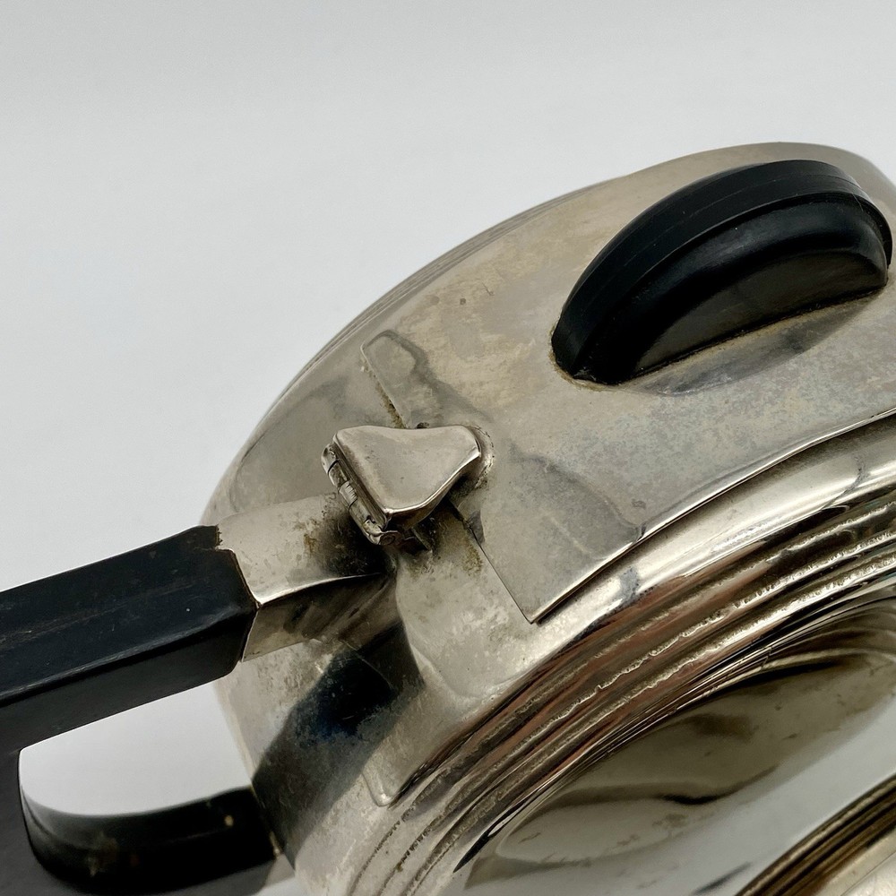 Vintage Art Deco Silverplate Tea Pot Creamer & Sugar