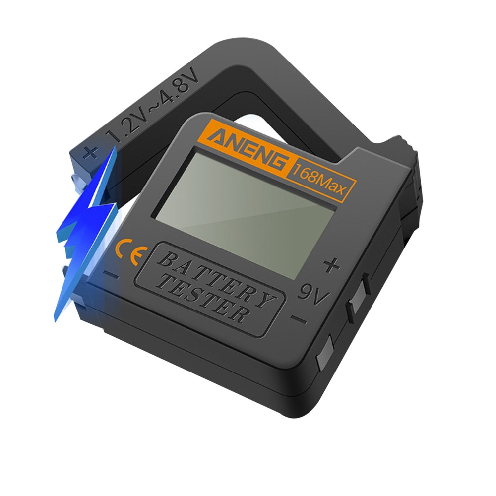 Digital Battery Tester Detector Diagnostic Volt Checker for AAA AA C Battery D