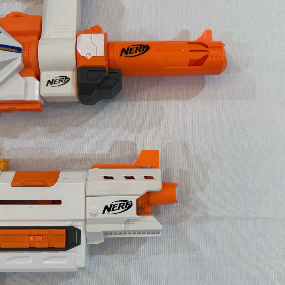 Nerf N-Strike Motorized Modulus Regulator & MK II w/ Attachments Tested/working