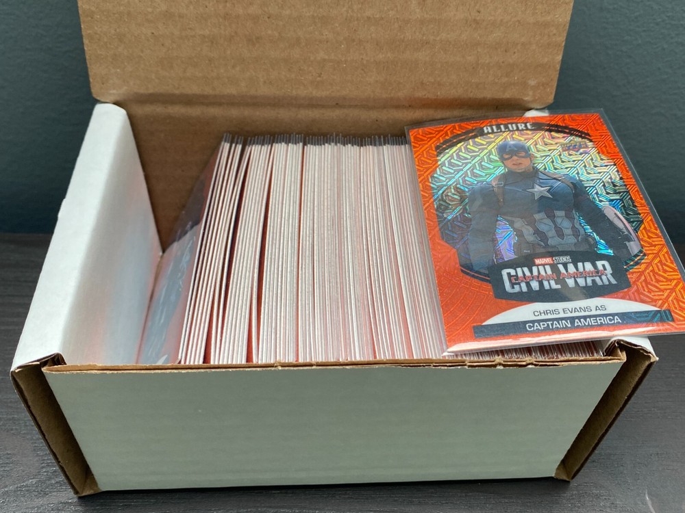 2022 Upper Deck Marvel Allure Sunrise Parallel Complete Set Cards 1-100